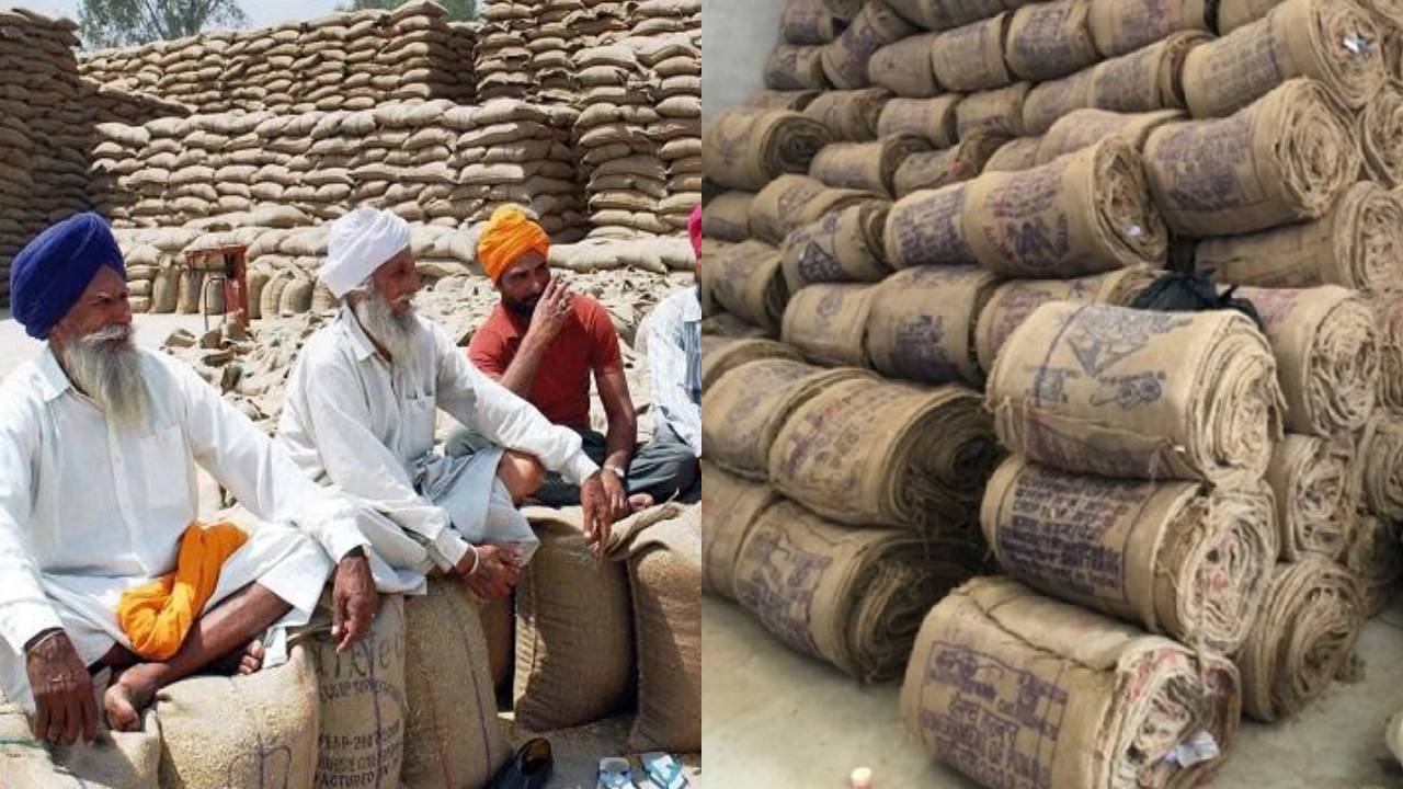 Punjab Wheat Procurement 2026 Gunny Bag Shortage 50 Million Sack Deficit Mandi Disruption