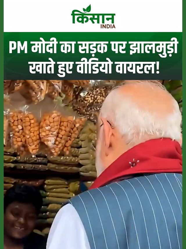 जनता के बीच सड़क किनारे PM Modi का झालमुड़ी खाते हुए Video Viral, दुकानदार से किया मजाक