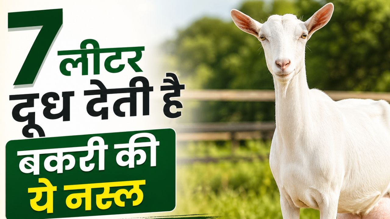 Goat Farming Business Tips Saanen Breed Speciality A2 Milk Producing Goats Zyada Doodh Dene Wali Bakri