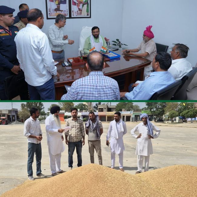Haryana Wheat Purchase issue