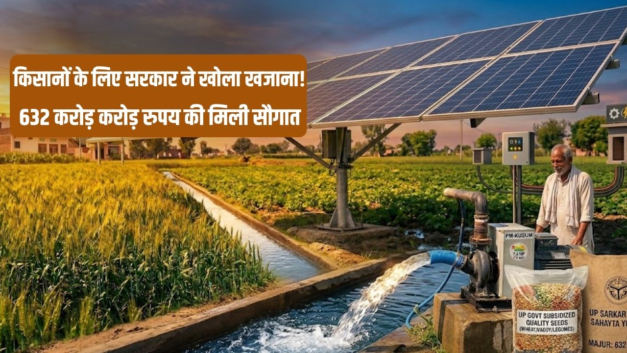 Up Farmers 632 Crore Budget Electricity Seeds Irrigation Support Scheme