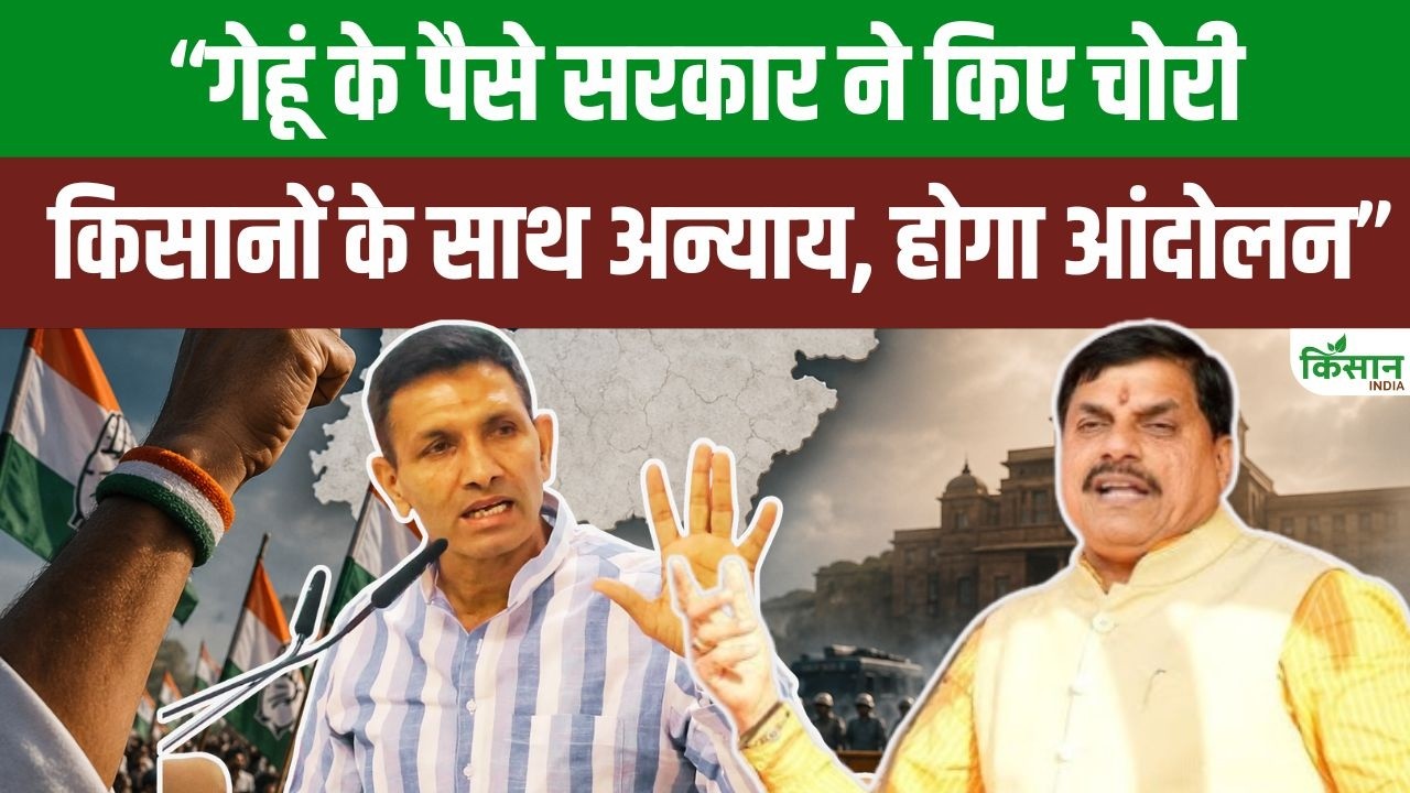 Jitu Patwari Alleges Irregularities Wheat Payments Farmers Targets Government Warns Agitation