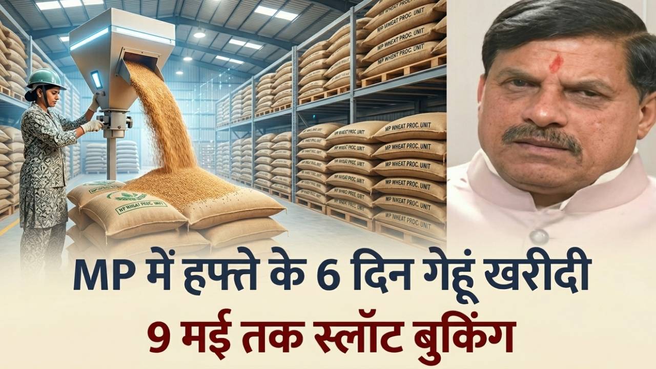 Madhya Pradesh Wheat Procurement 2026 Target Increase Slot Booking Extension Farmer Benefits Mohan Yadav