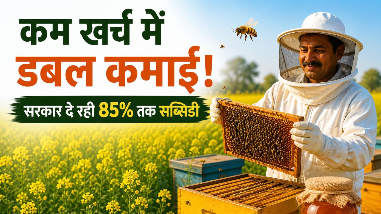 Haryana Beekeeping Subsidy 2026 Honey Farming Business Idea For Farmers Madhu Makkhi Palan