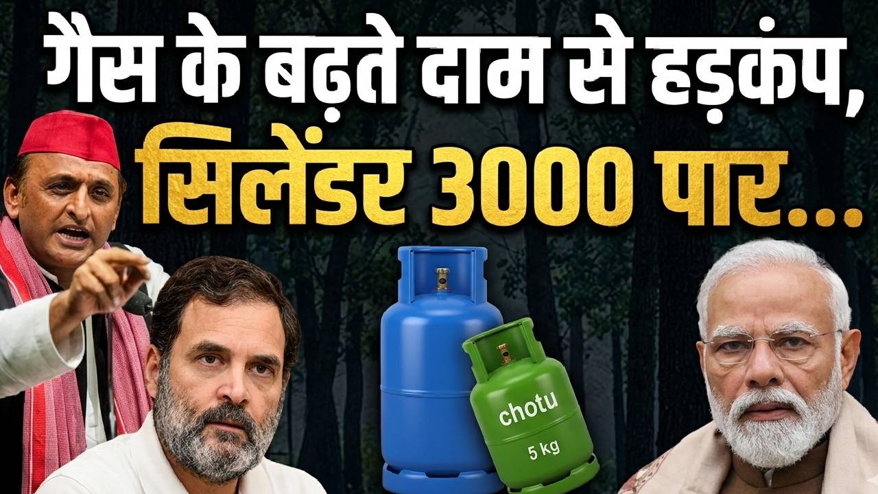 Commercial Lpg Price Hike India 2026 Opposition Attack Inflation Politics Cylinder Price Rise Impact