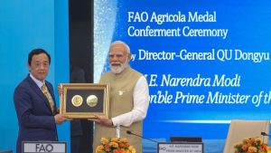 PM मोदी को मिला दुनिया का सबसे बड़ा कृषि सम्मान! FAO ने क्यों दिया ‘एग्रीकोला मेडल’? जानें PM मोदी को मिला दुनिया का सबसे बड़ा कृषि सम्मान! FAO ने क्यों दिया ‘एग्रीकोला मेडल’? जानें