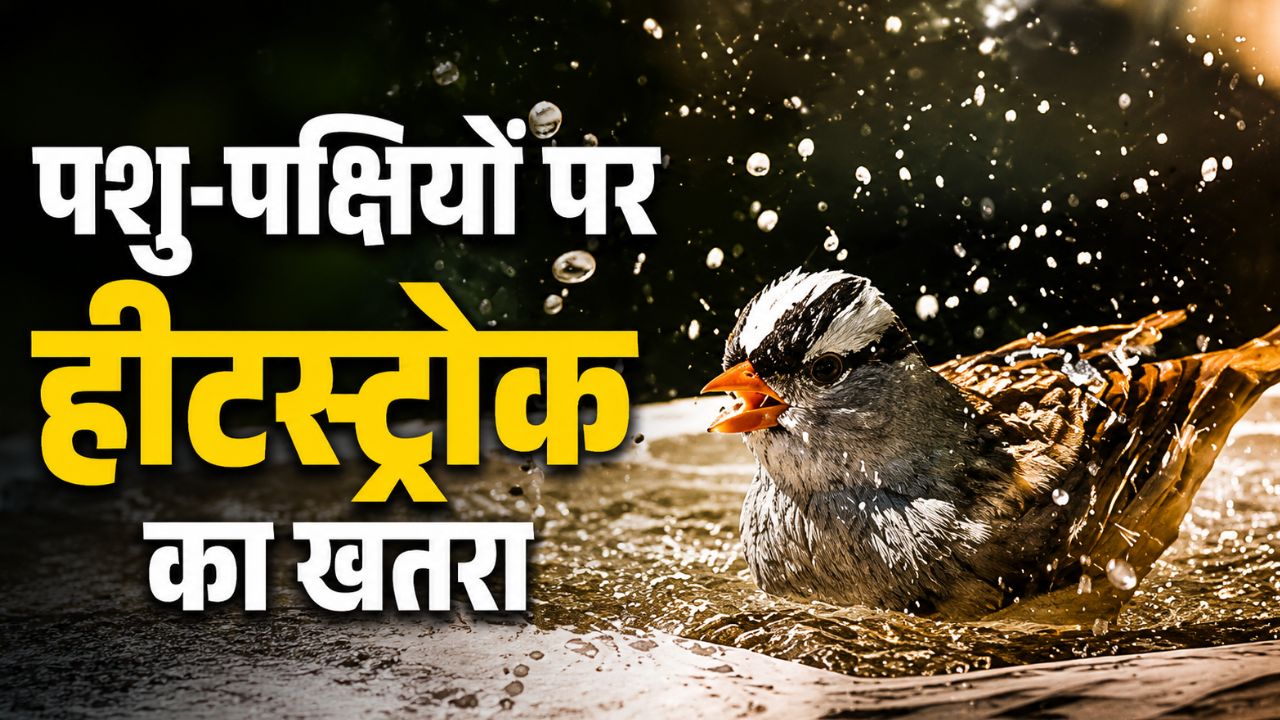 Birds Fainting And Dying Due To Heatstroke And Hot Weather Kites Pigeons And Cows Face Crisis In Delhi