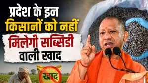 योगी सरकार का बड़ा ऐलान! उर्वरक का भरपूर स्टॉक, लेकिन इन किसानों को नहीं मिलेगी खाद योगी सरकार का बड़ा ऐलान! उर्वरक का भरपूर स्टॉक, लेकिन इन किसानों को नहीं मिलेगी खाद