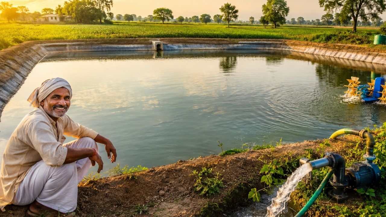 Uttar Pradesh Khet Talab Yojana Irrigation Subsidy For Farmers Fish Farming Rainwater Harvesting