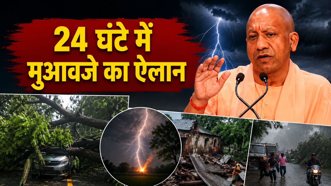 Up Weather Damage Cm Yogi Adityanath Orders Immediate Relief And Compensation After Rain Thunderstorm