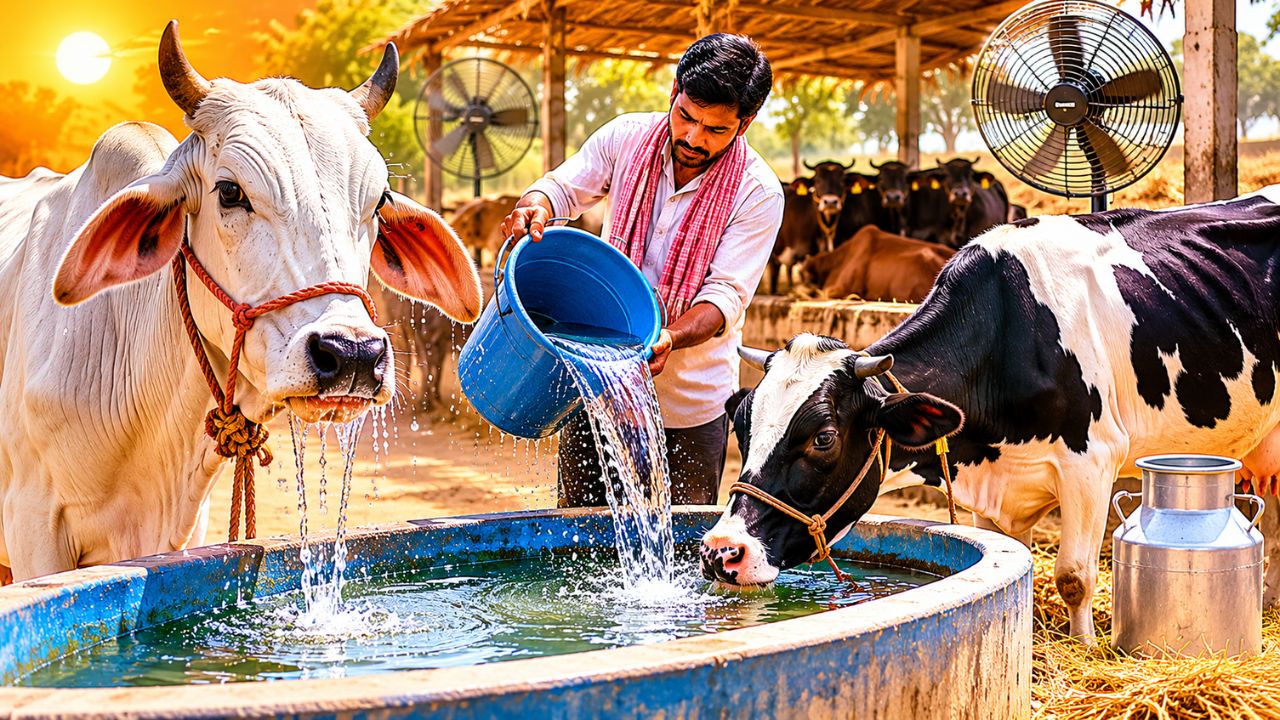 Nautapa Heatwave Animal Care Tips Milk Production Loss Prevention India
