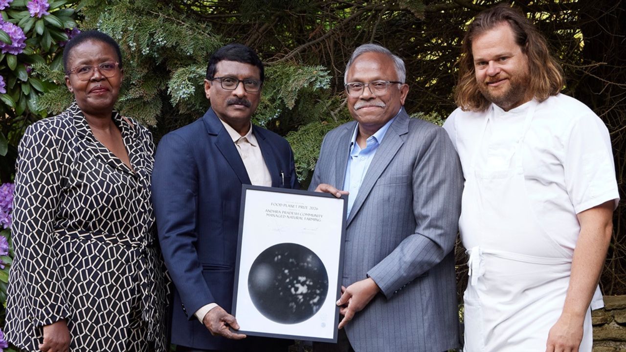 Andhra Pradesh Community Managed Natural Farming Apcnf Awarded The Prestigious Food Planet Prize 2026