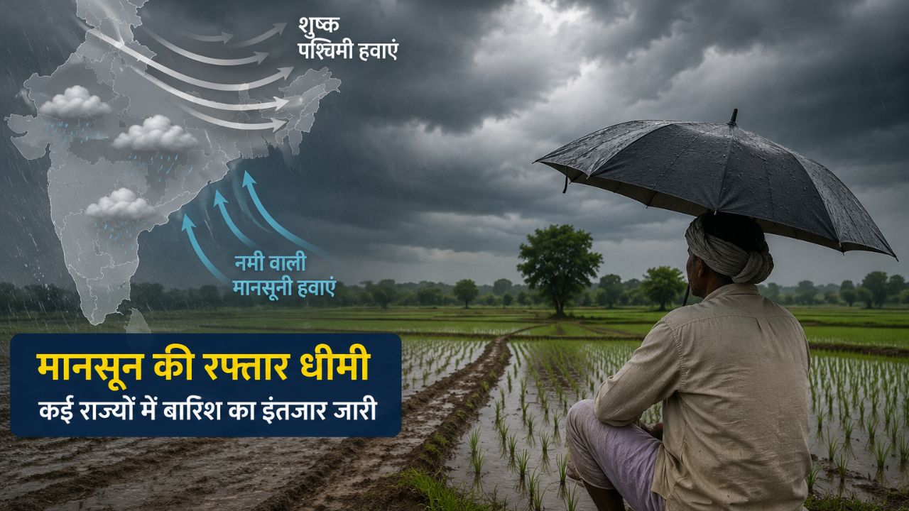 Monsoon Slowdown India By Dry Westerlies Imd Weather Forecast Western Winds Rain Update June