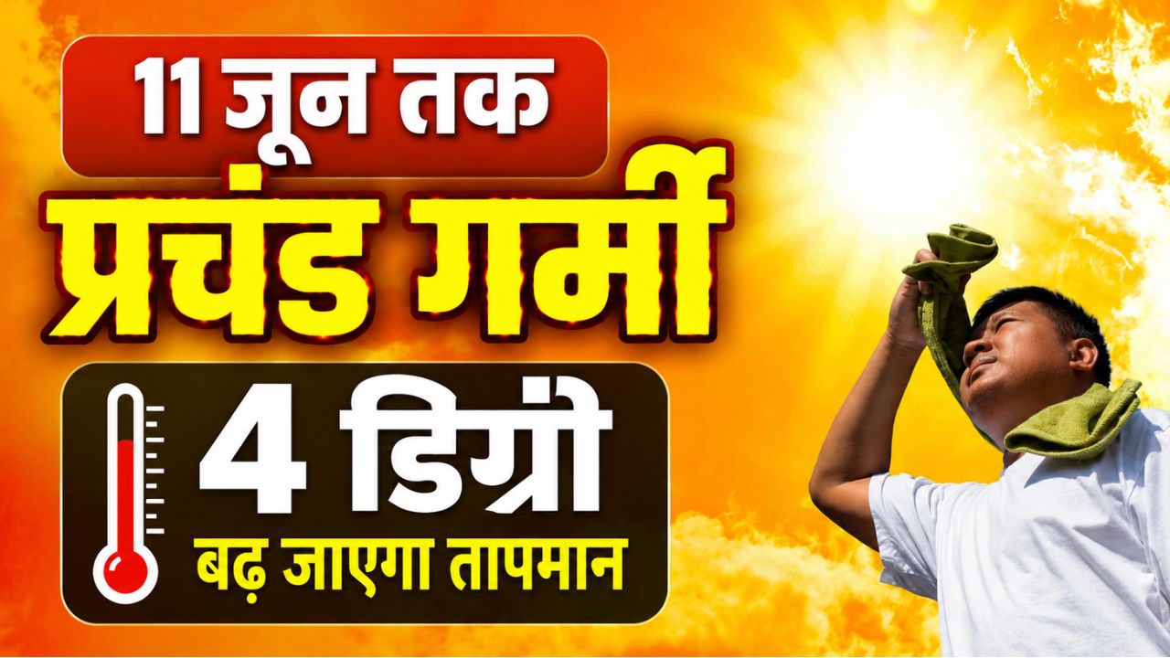 Weather Update 8th June Latest Weather Update Heat Wave Alert Issued Delhi Haryana Punjab Weather