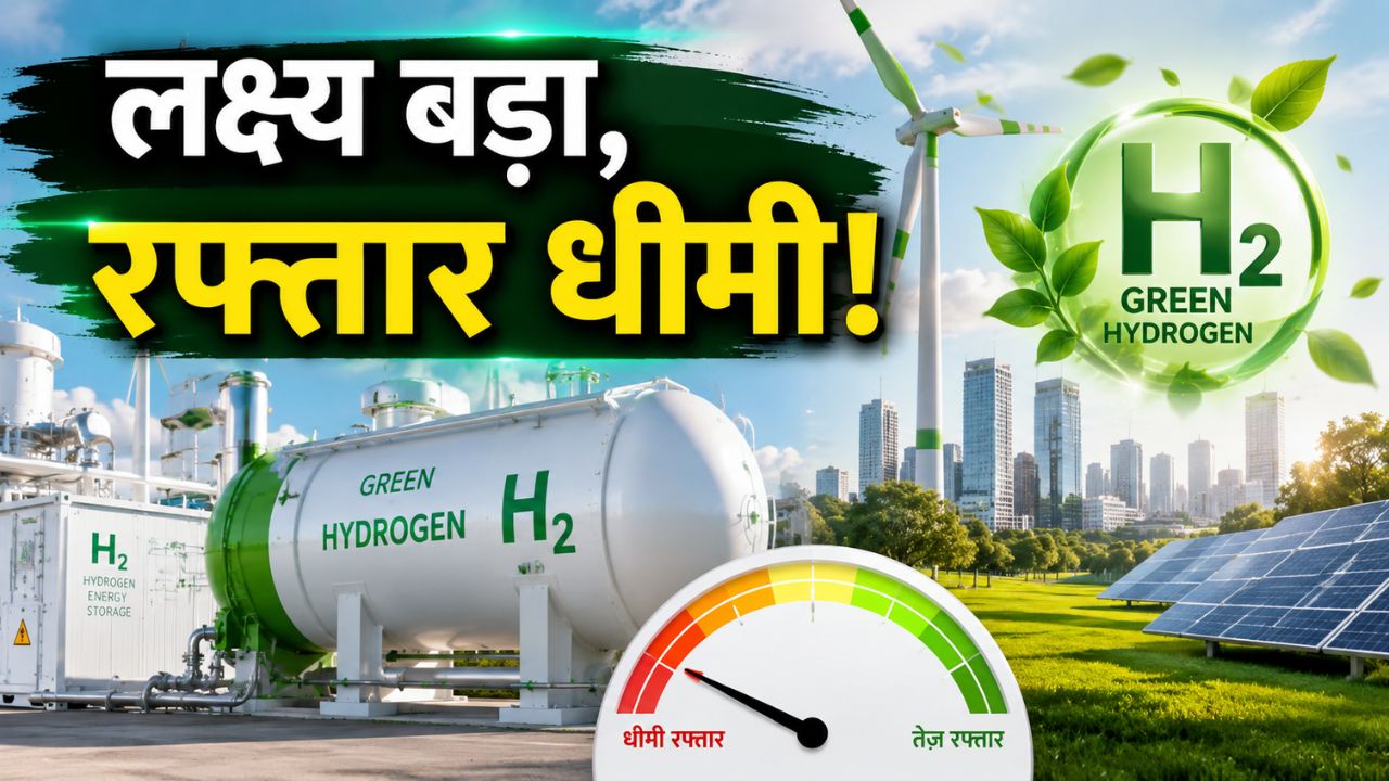India Targets 5 Million Tonnes Of Green Hydrogen By 2030 But Progress Raises Concerns