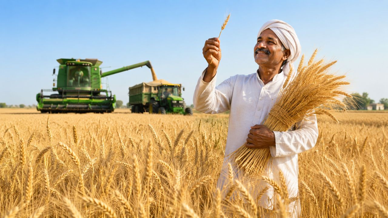 India Records Highest Ever Wheat Production Of 120 65 Million Tonnes In 2025 26