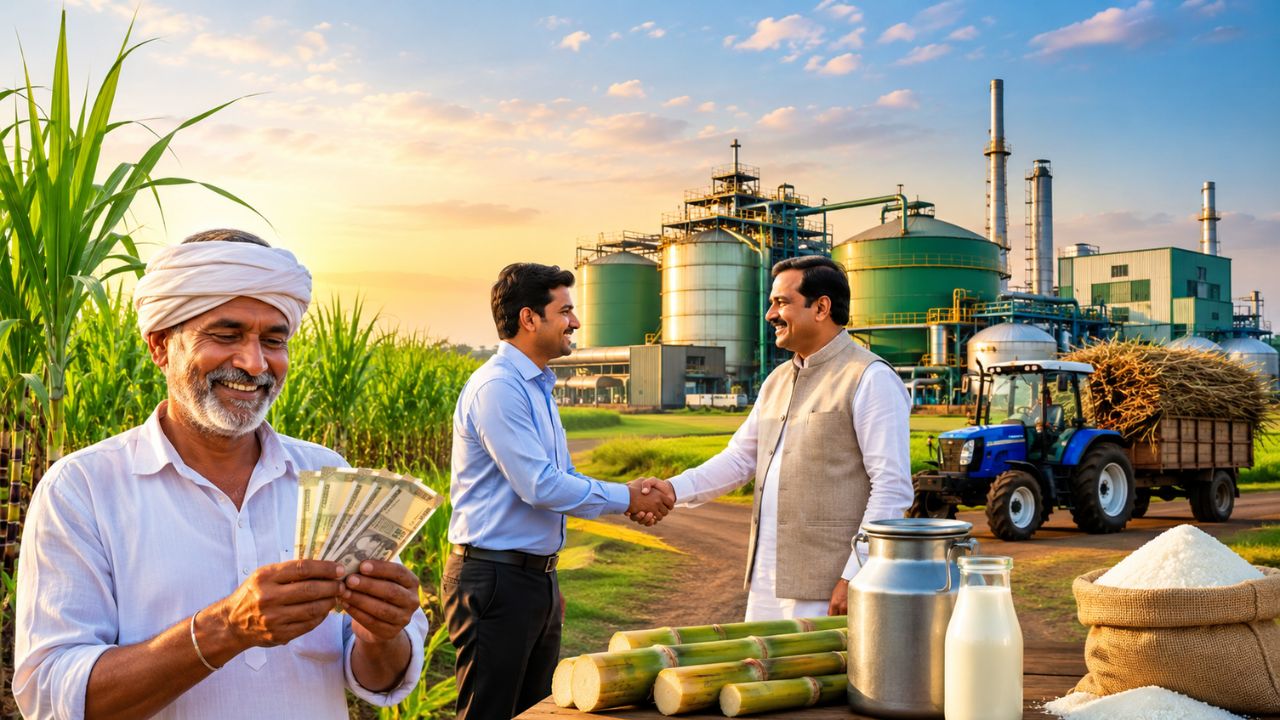 Maharashtra Rs 3000 Crore Cooperative Sector Investment Boost Farmers Income Industries Growth