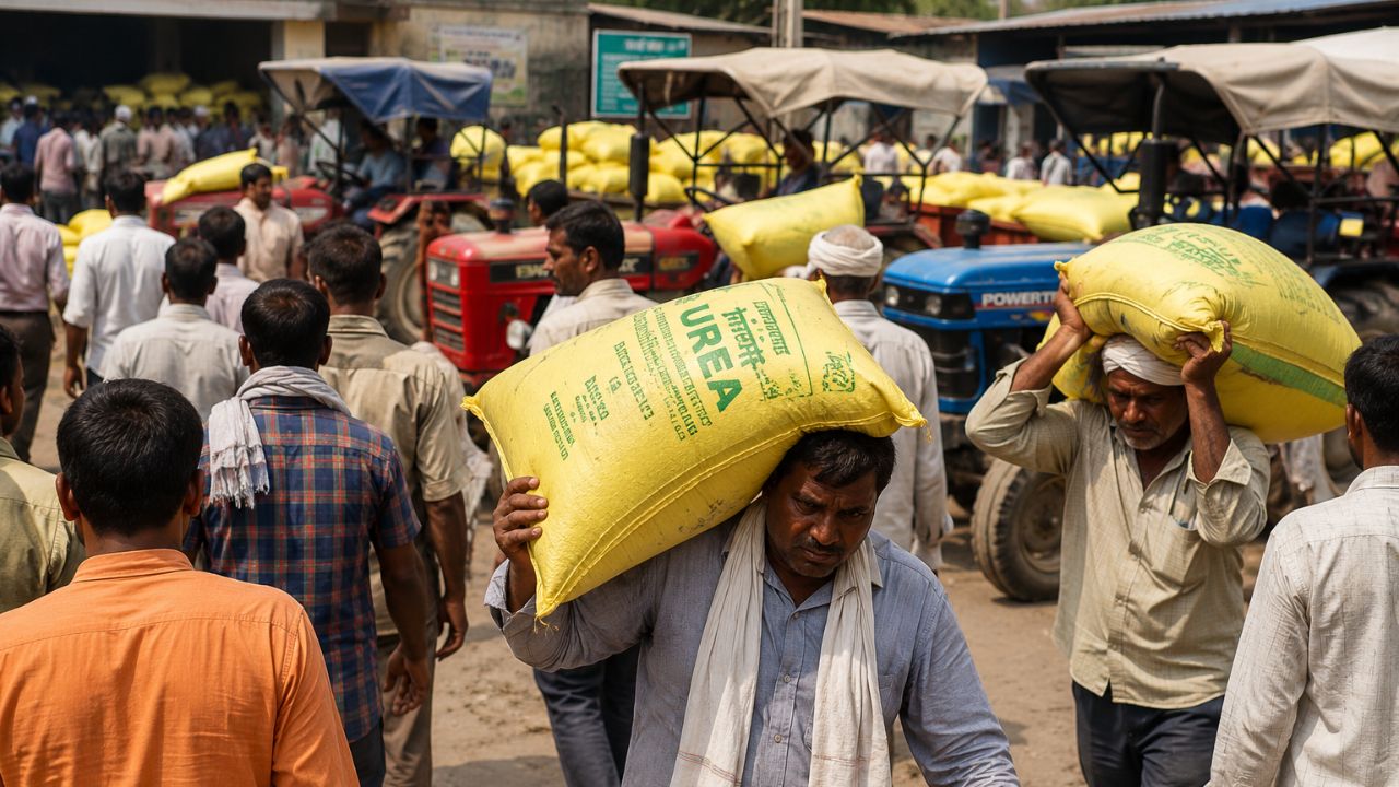 Ghaziabad Angry Farmers Forcefully Take 350 Urea Bags From Cooperatiive Warehouse Over Fertilizer Shortage In Up Urea Crisis
