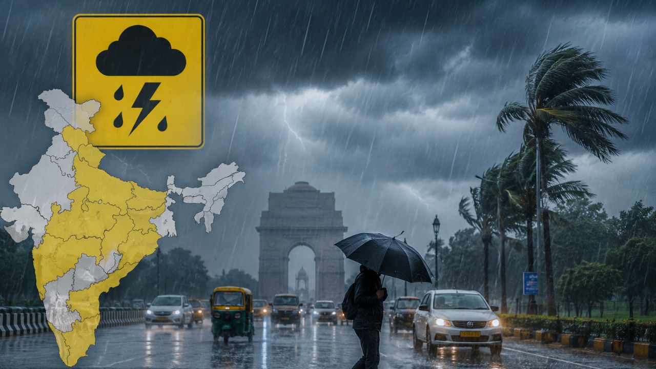 Weather Update Today Imd Issues Yellow Alert For 22 States Rain Thunderstorm Warning In India North India
