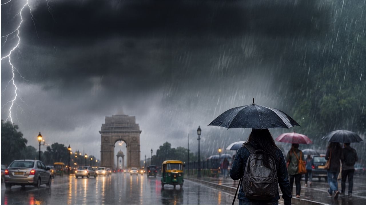 Weather Update Today Heavy Rainfall Thunderstorm Warning Imd Issues Yellow Alert In Delhi Ncr Uttar Pradesh Aaj Ka Mausam