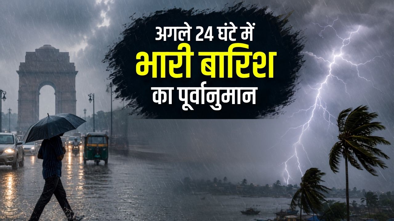 Imd Weather Update Today Heavy Rainfall Alert Temperature To Drop In 21 States Thunderstorm Lightning Warning