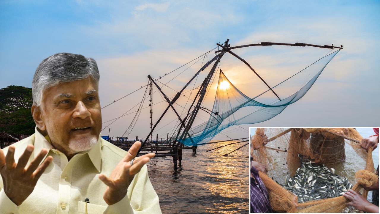 Cm N Chandrababu Naidu Announces Aqua Corridor Andhra Pradesh Fishing Seafood Exports