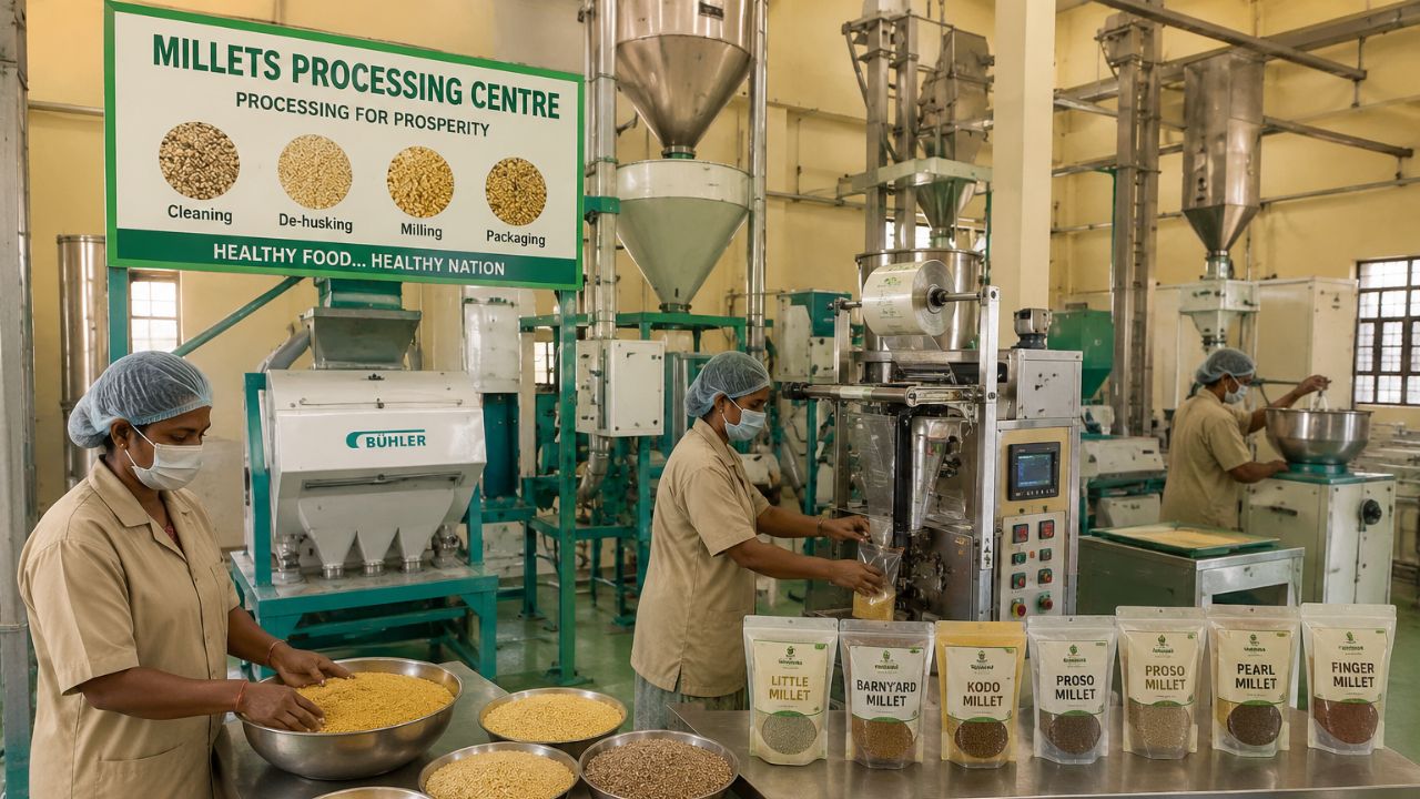Millets Processing Center Ready In Prayagraj District Maize Farming Uttar Pradesh Agriculture News