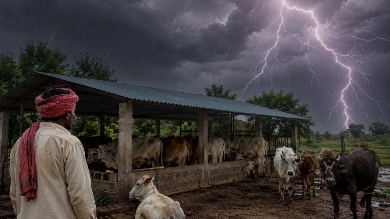 Bihar Government Lightning Warning Protect Livestock Immediate Safety Measures Monsoon Alert 2026