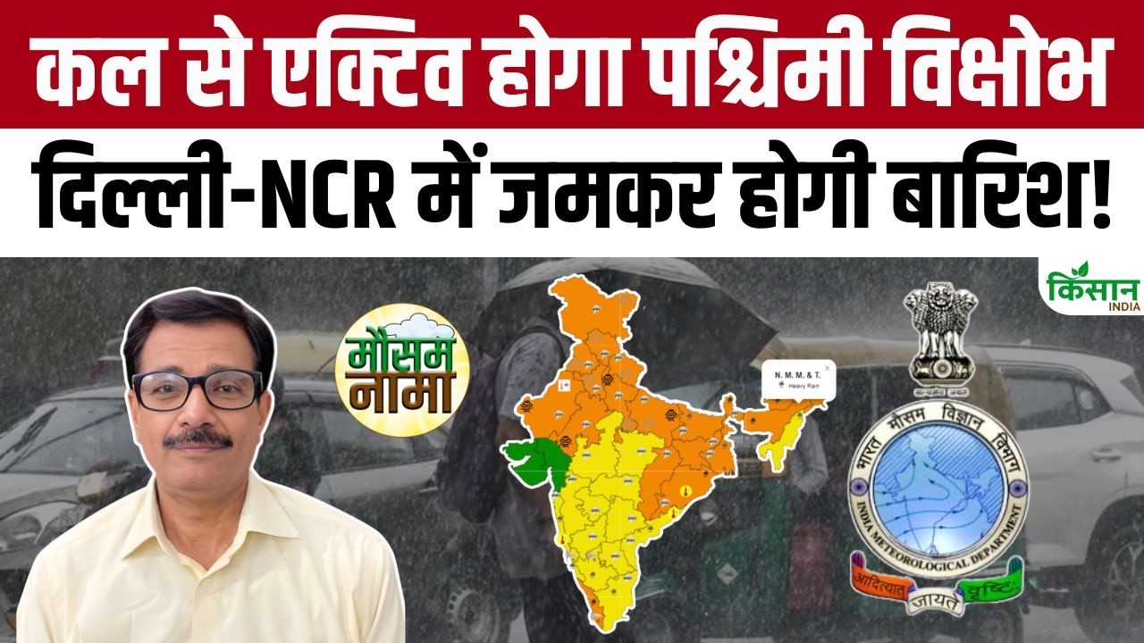 Weather Update New Western Disturbance To Active From Tomorrow Heavy Rain Expected In North India Including Delhi Ncr
