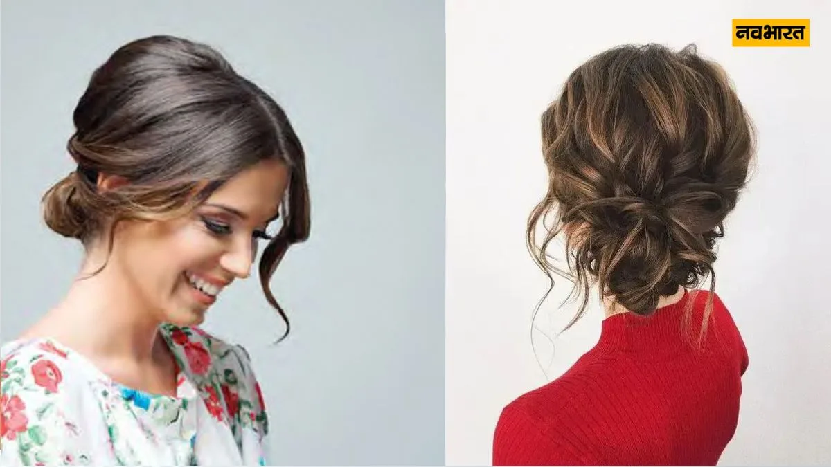 Messy Low Bun, Summer Hairstyle