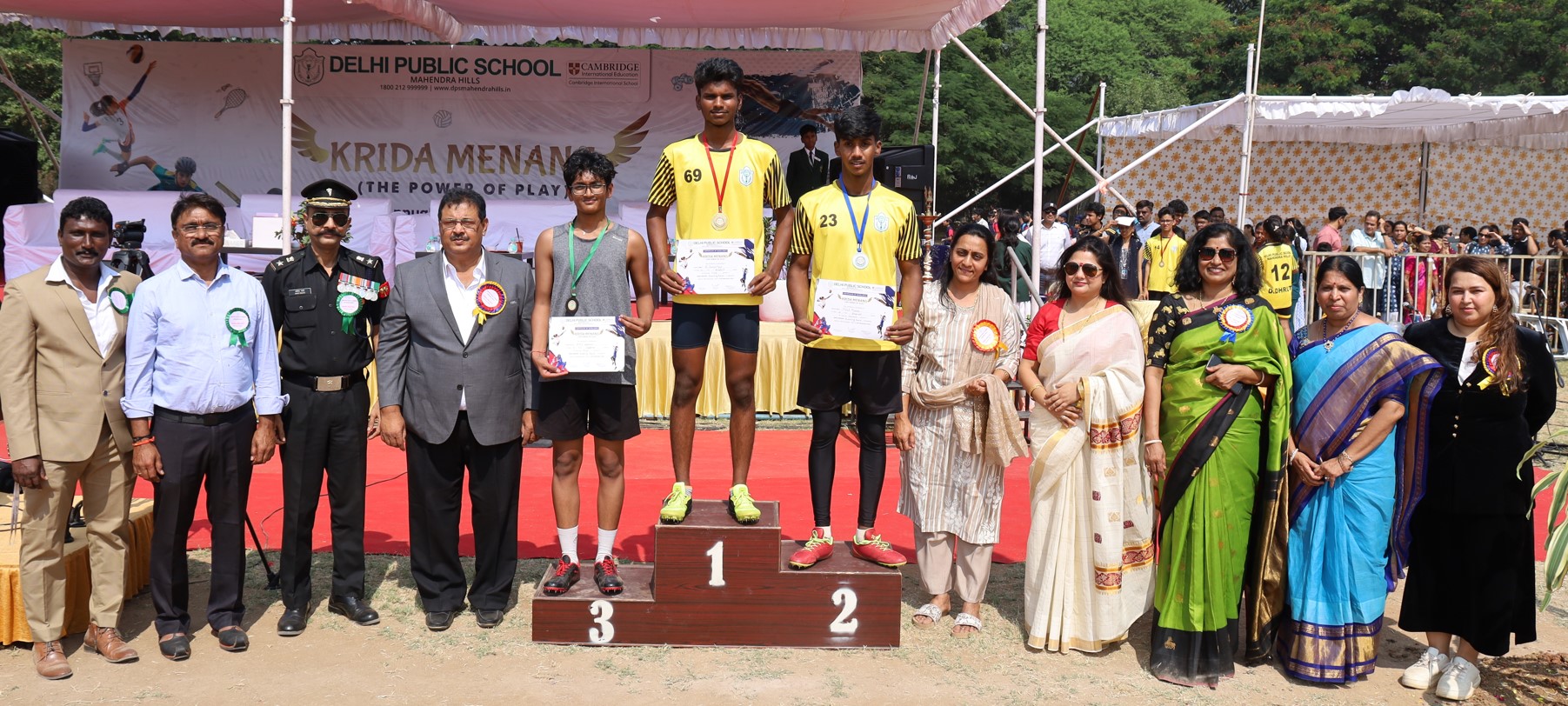 జింఖానా గ్రౌండ్​ లో క్రీడా మెనాంగ్​