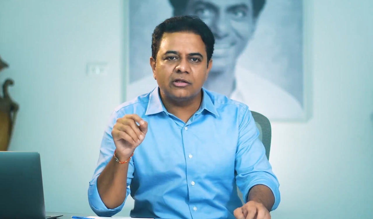హైడ్రా ఒక బ్లాక్ మెయిల్ దందా : మాజీ మంత్రి కేటీఆర్. హైడ్రా ఒక బ్లాక్ మెయిల్ దందా : మాజీ మంత్రి కేటీఆర్.