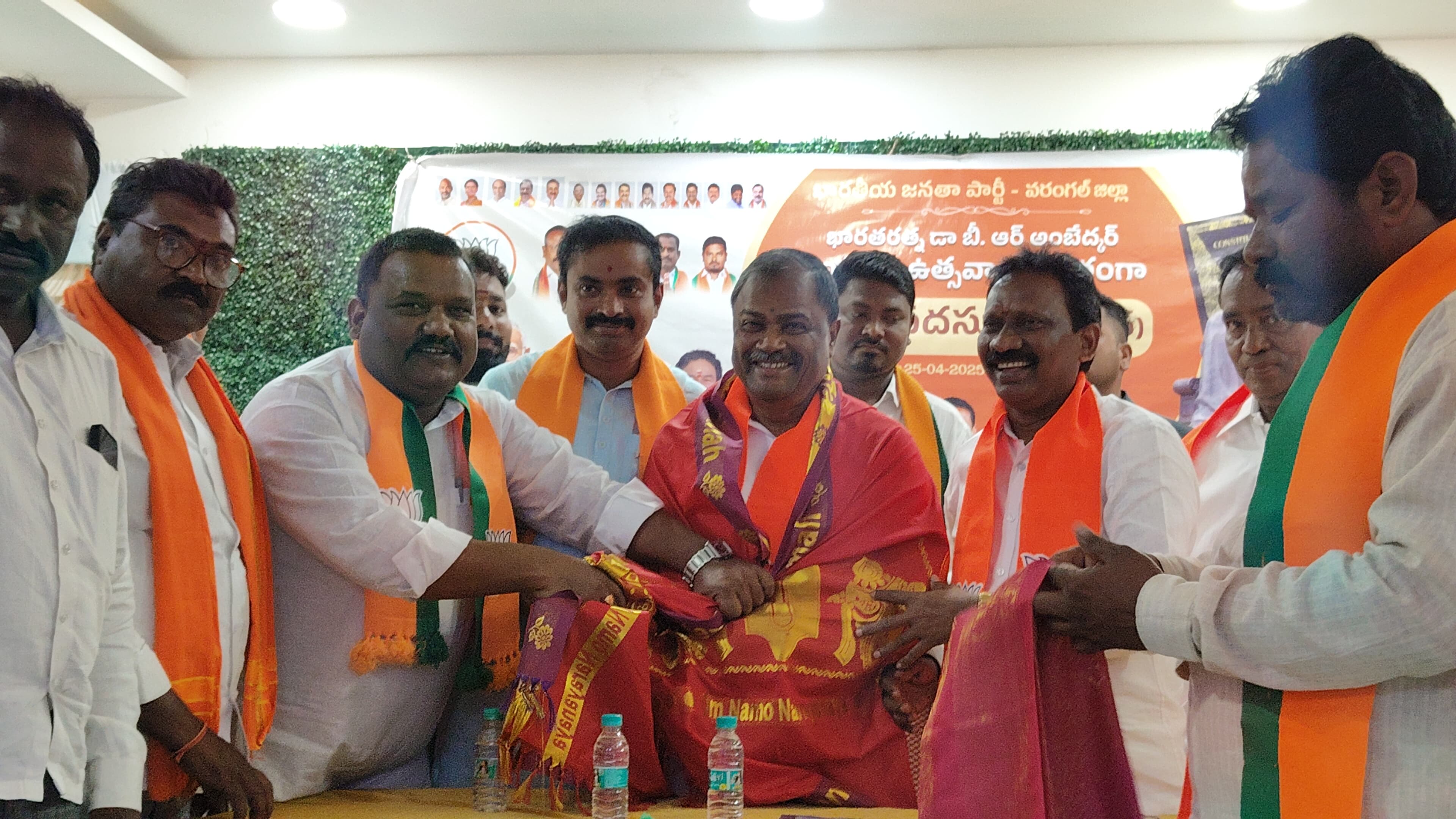 అంబేద్కర్ ఆశయాలు కొనసాగించాలి: ఎమ్మెల్సీ మల్క కొమురయ్య