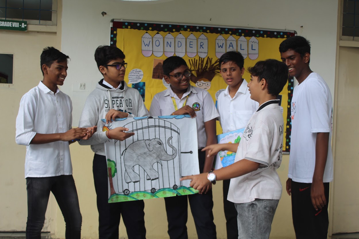 పల్లవి మోడల్ స్కూల్ లో ‘వరల్డ్ ఎలిఫెంట్ డే’