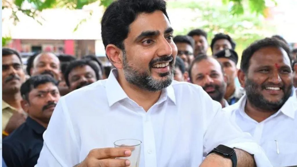 nara lokesh at mahanadu 2025