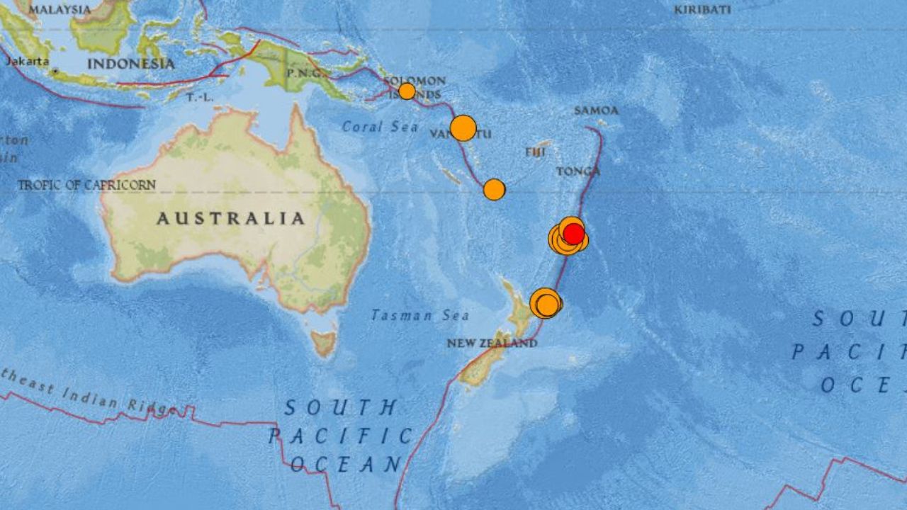 Earthquake Near Samoa: దక్షిణ పసిఫిక్ మహాసముద్రంలో భూకంపం