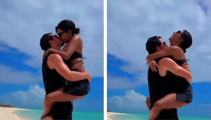 Priyanka Chopra: బీచ్ ఒడ్డున ఇదేం అరాచకం.. ప్రియాంక చోప్రాను ముద్దుల‌తో ముంచెత్తాడు..!