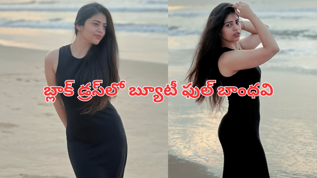 Bandhavi Sridhar: బ్లాక్ డ్రస్‌లో బాంధవి బ్యూటీ ఫుల్ ఫొటోస్