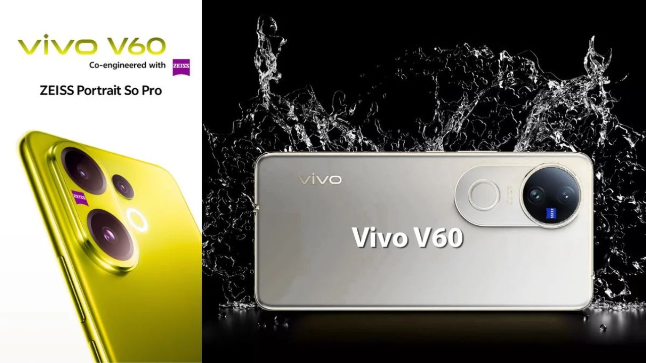 Vivo V60 Launched: మొత్తానికి వచ్చేశారు.. వివో V60 లాంచ్.. స్టైలిష్ లుక్, మాస్ ఫీచర్స్..!