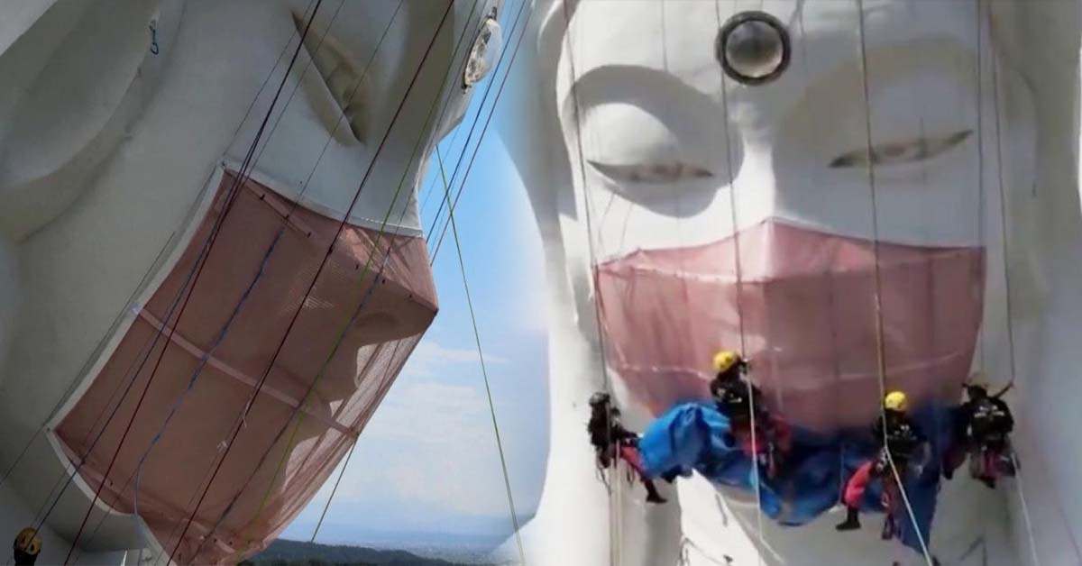 35kg mask buddha