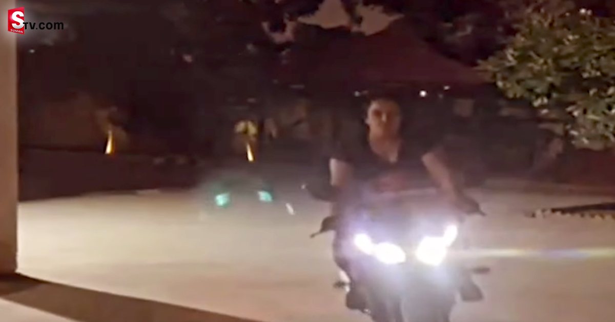 Actress Pragathi Bike riding Video Viral - Suman TV