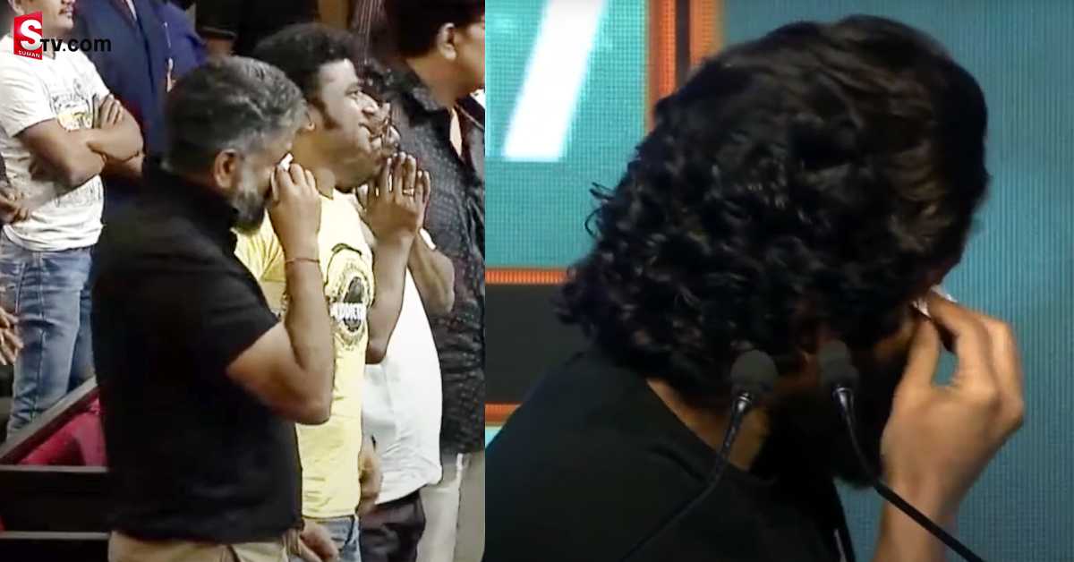 Sukumar Crying at Pushpa Thank You Meet 