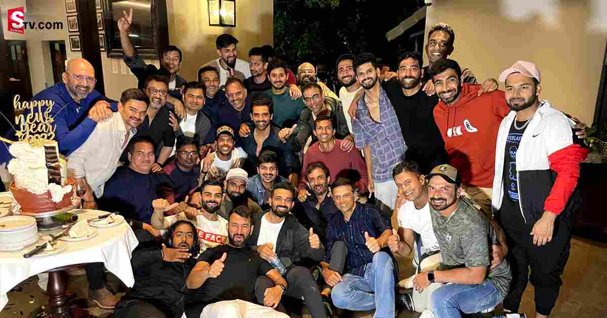 Team India in New Year Celebrations