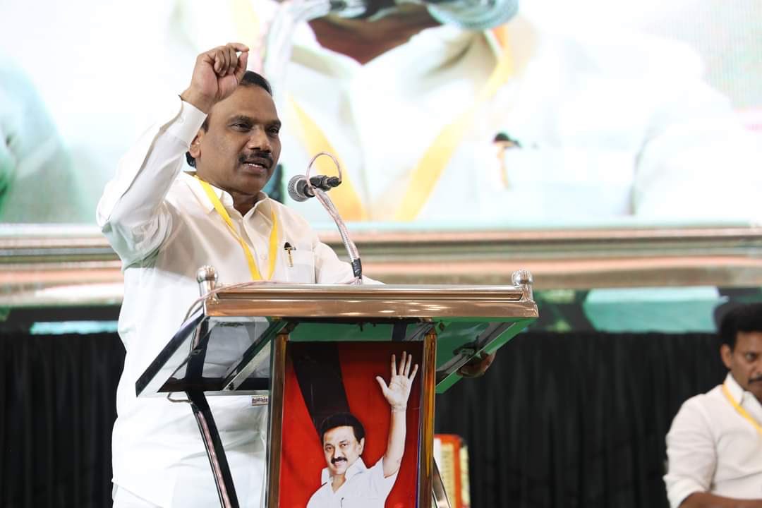 DMK MP A Raja. (Twitter/A Raja’s official handle) DMK MP A Raja. (Twitter/A Raja's official handle)