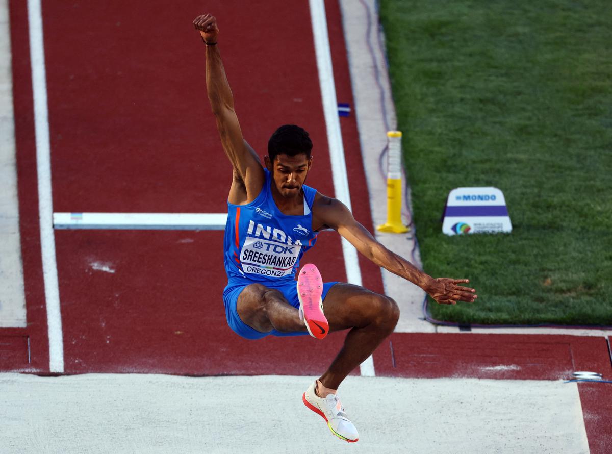 M Sreeshankar long jump