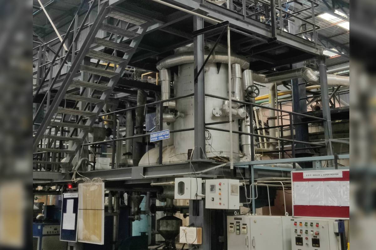 IISc biomass The oxy-steam gasification system at IISc (Supplied)