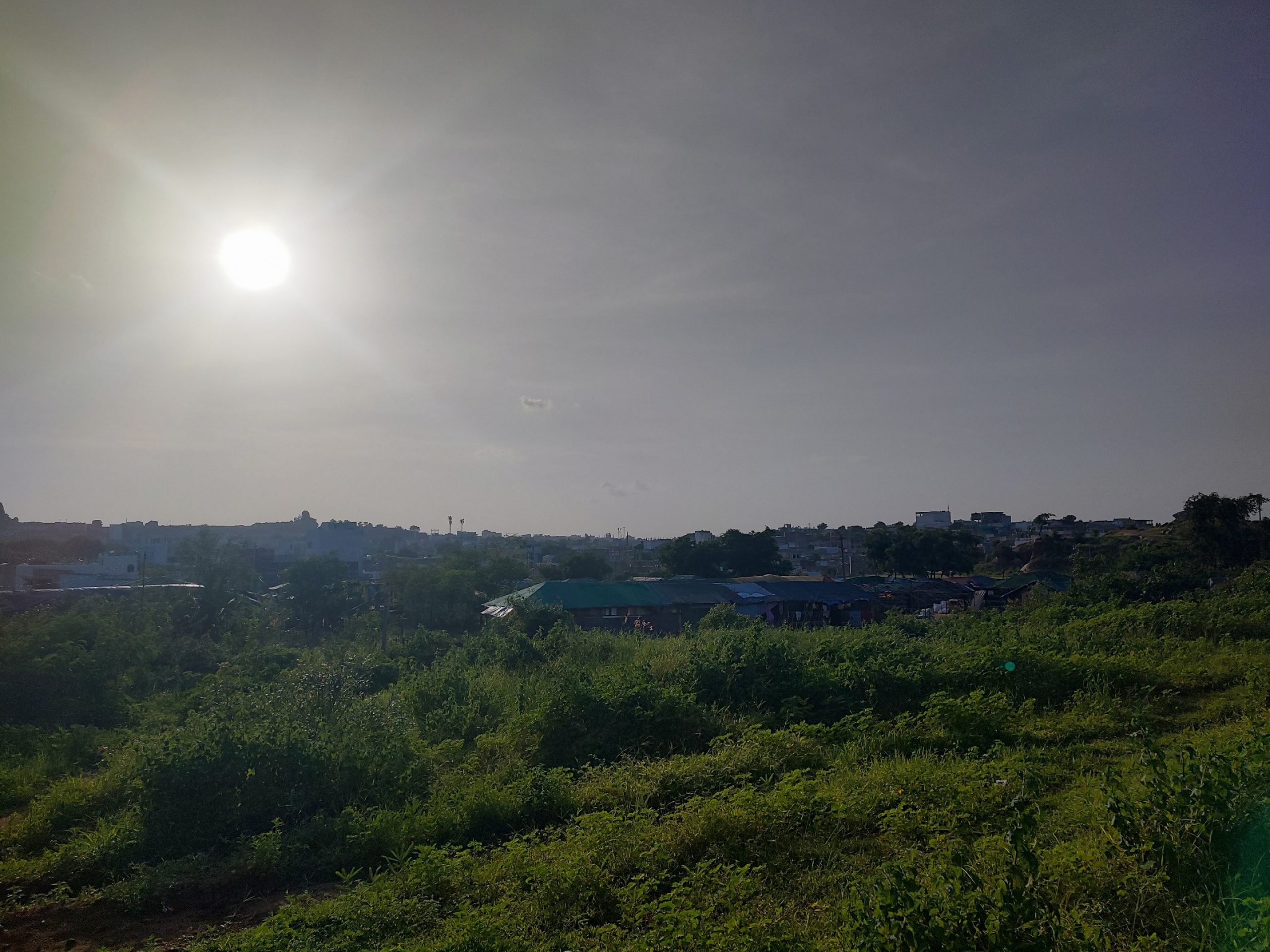 Rohingya Camp site at Shaheen Nagar, Bandlaguda. (Ajay Tomar/South First)