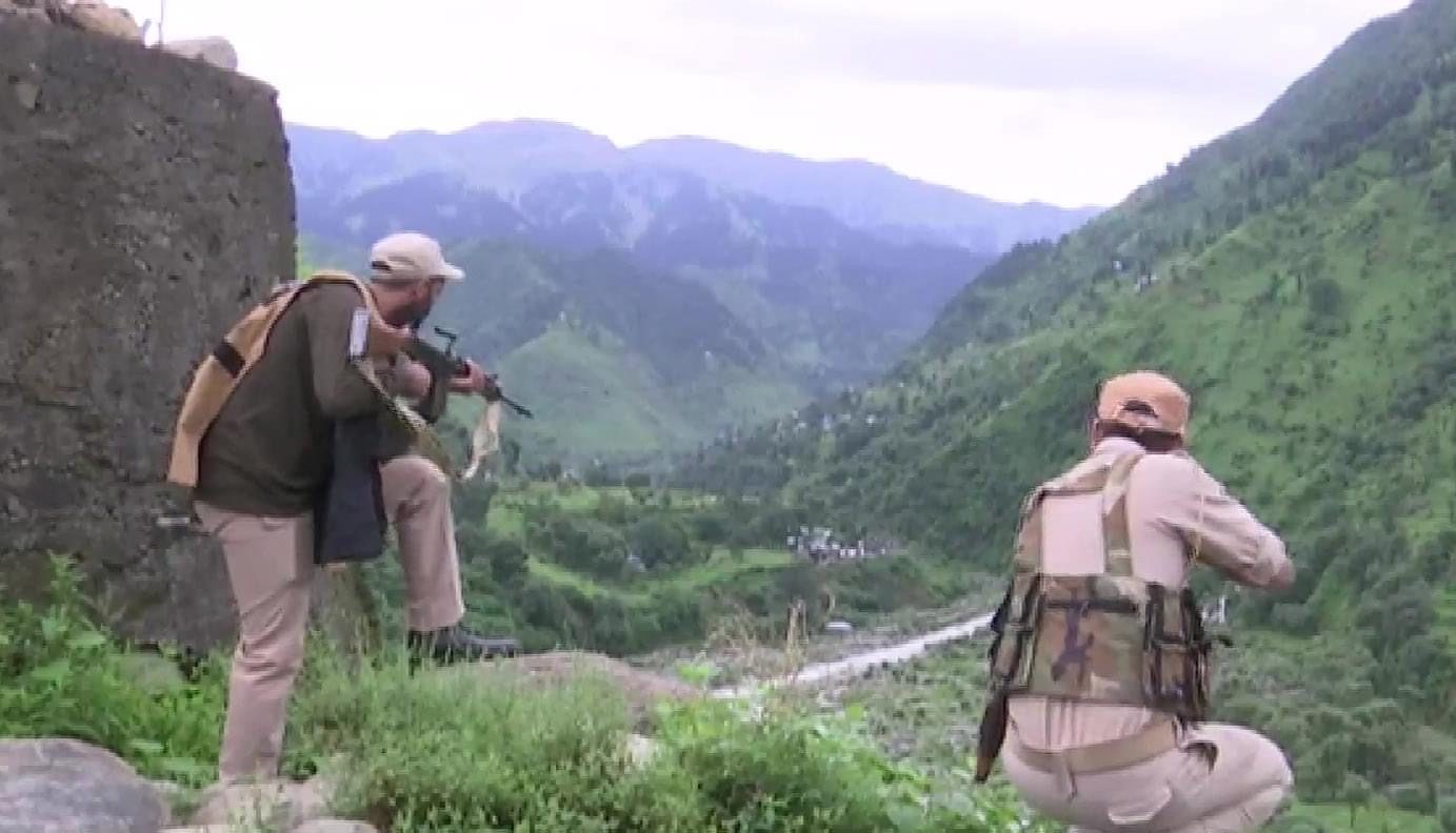 Two Indian Riflemen in an encounter with terrorists at Rajouri in Jammu on 11 August. (Supplied)