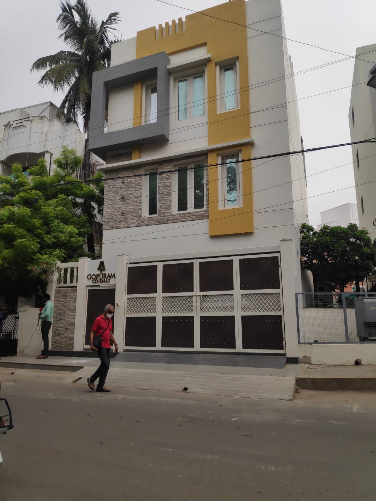 Anbu Chezhiyan’s Gopuram Cinemas office in Chennai, where IT raids were carried out on Tuesday morning. Anbu Chezhiyan's Gopuram Cinemas office in Chennai, where IT raids were carried out on Tuesday morning.