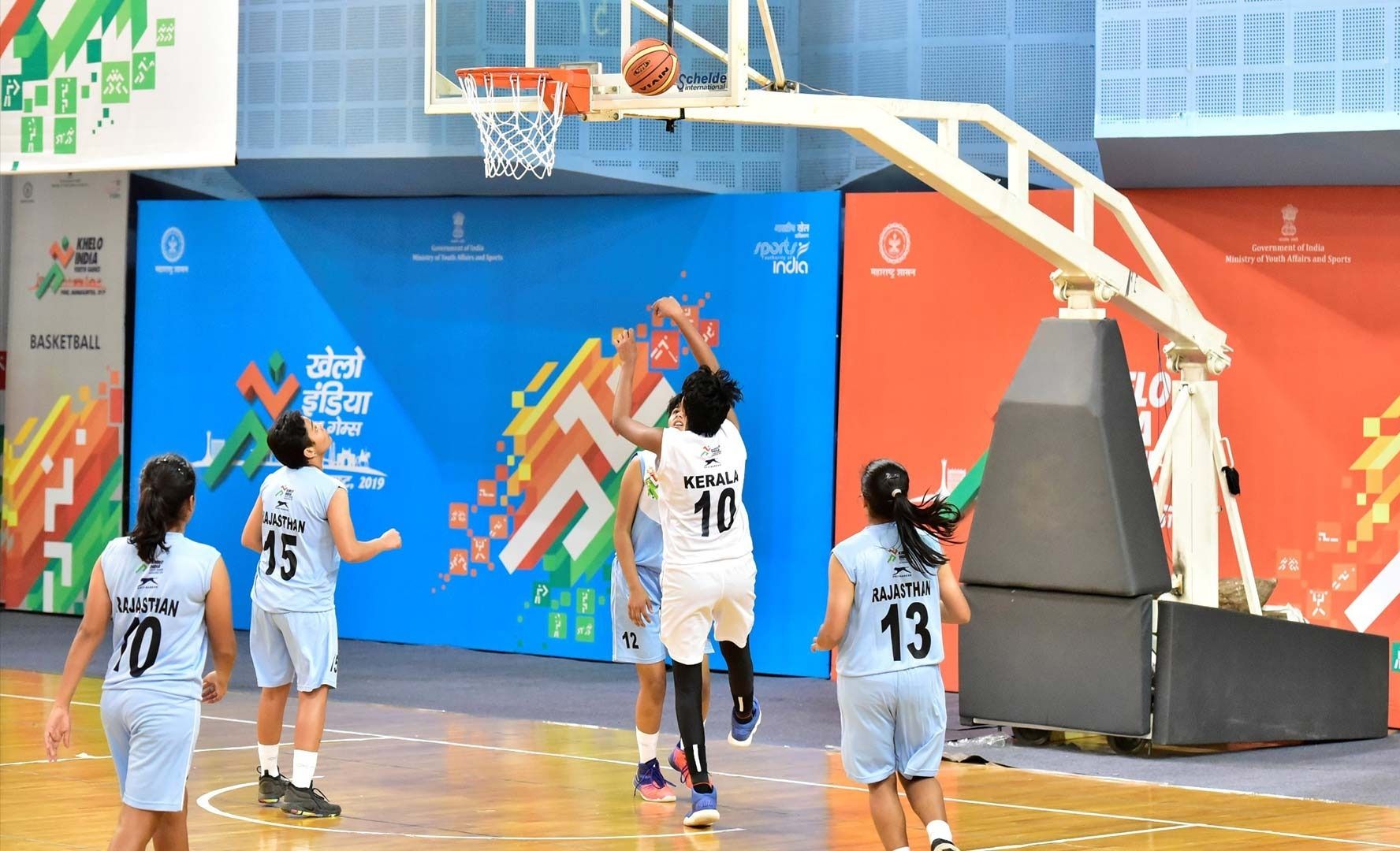 Khelo India Kerala girls take on Rajasthan at a Khelo India competition in 2019. (Khelo India official website)